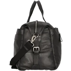 Alassio Weekender Reisetasche Leder 50 cm schwarz