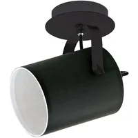 EGLO Spot 1er Villabate Schwarz-Weiß