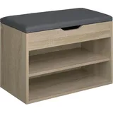 Tectake Jasmina 60 x 30 x 43,5 cm holz hell/eiche sonoma