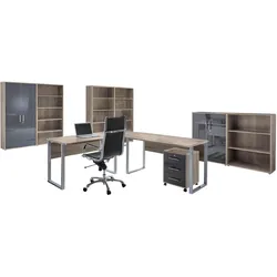 Büro Office Edition Set 7 Sonoma Eiche/Anthrazit
