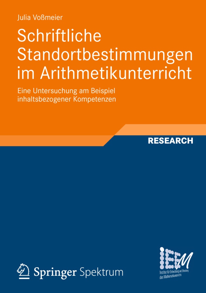 Schriftliche Standortbestimmungen Im Arithmetikunterricht - Julia Voßmeier  Kartoniert (TB)