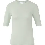 Comma, Kurzarmpullover im Slim Fit Grün 34