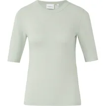 Comma, Kurzarmpullover im Slim Fit Grün 34
