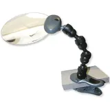 CARSON LED Attach-A-Mag 2x Lupe mit LED, Flex-Hals und Klemmfuß (AM-20)