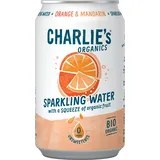 Charlie's Organic Sparkling Water Orange & Mandarin (12 x 0,33 Liter Dosen NL)