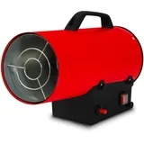 Eberth Gasheizgebläse Gasheizstrahler Heizkanone Heizgebläse Heizgerät Gas - Weiß