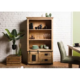 Massivmoebel24 Regal 100 x 45 x 175 cm Beige