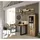 furn.design Büromöbel-Set Used Wood hell, anthrazit, mit Aktenregal Wandregal | Gr.: onesize