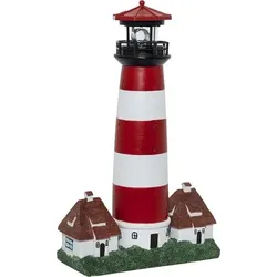 Haushalt International LED Solar Leuchtturm mit rotierender Leuchte, 43 cm hoch