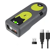 Inateck BCST42GN - Barcodescanner, 2D mit 2,4Ghz USB Adapter, liest Barcodes von Bildschirmen, Exklusive Schnelltasten, BCST-42