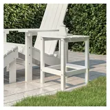 vidaXL Adirondack-Gartentisch 45 x 38 x 14 cm Weiß