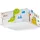 Dalber 73456 - Kinder Deckenleuchte, Dinos 2xE27/60W/230V - Weiß/Bunt