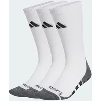 Adidas Performance Grip Climacool Cushioned Crew Socken, 3 Paar White / Dark Grey Heather / Black 40-42