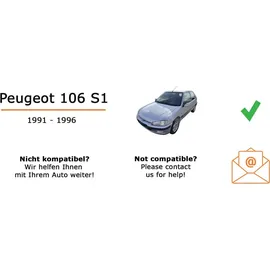 JUST SOUND best choice for caraudio Autoradio Einbaupaket JBL Celebrity 150 passend für Peugeot 106 S1 | Bluetooth USB