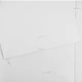 Vevor Selbstklebende Vinyl-Bodenfliesen, 30,5 x 30,5 cm, 50 Stk., 1,5 mm dick, zum Abziehen und Aufkleben, weiße Marmorstruktur, DIY-Bodenbelag für Küche, Esszimmer, Schlafzimmer und Badezimmer