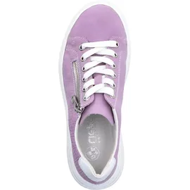 Rieker Schnürer Damen Lila/Weiß 39