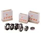 Cema Fahrrad-Kugellager 6902 15 x 28 x 7 mm Silber