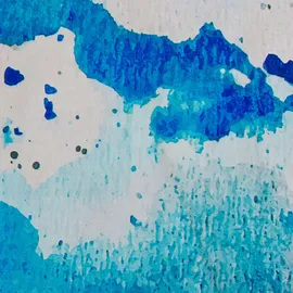 Beliani Teppich BOZAT Blau 160 x 230 cm