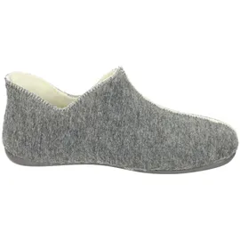 Manitu Damen Hausschuh Stiefelette Schlupfschuh Wollfilz Warmfutter, Größe:38 EU, Farbe:Grau - Grau 38