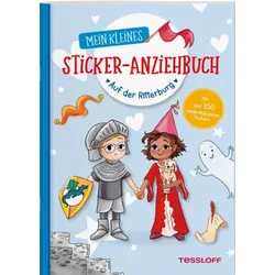 TESSLOFF 378864523 Mein kleines Sticker-Anziehbuch. Auf der Ritterburg