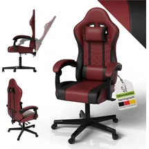 Juskys HyperSeat Kunstleder Bordeaux