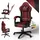 Juskys HyperSeat Kunstleder Bordeaux