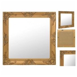 vidaXL Wandspiegel im Barock-Stil 60 x 60 cm Golden