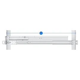 Synology RKS-02, Regal-Schienenset, Grau