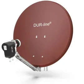 Dur-Line Select 2 Teilnehmer Set - Qualitäts-Alu-Satelliten-Komplettanlage - Sel...