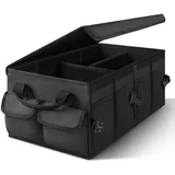Kofferraum Organizer, faltbare Kofferraumtasche mit Deckel, Auto Kofferraum O...