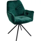 KARE DESIGN Stuhl Mila Stoff Grün