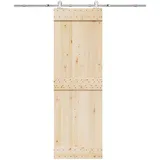 vidaXL Schiebetür-beschlagsatz 183 Cm Edelstahl Silbern - Vidaxl