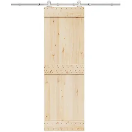 vidaXL Schiebetür-beschlagsatz 183 Cm Edelstahl Silbern - Vidaxl