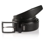 Monti Herrengürtel Leder schwarz 120