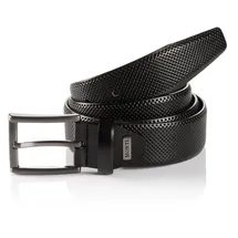 Monti Herrengürtel Leder schwarz 120