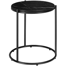 Tectake Ellsa Schwarz Marmor 43 x 50,5 x 43 cm