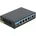 Switch unmanaged Ports Netzwerk Switch Schwarz