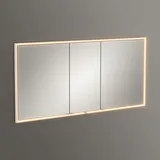 Villeroy & Boch My View Now Spiegelschrank, für die Schweiz, mit Beleuchtung B: 160 H: 75 T: 16,8 cm, 3 Türen, A456C600, A456C6