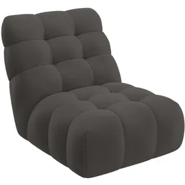 Home Affaire XXL-Sessel HOME AFFAIRE "AURELIAN Loveseat XXL mit Hocker im Set, Lese-Sessel, Relaxsessel", grau (dunkelgrau), B:88,5cm H:95,5cm T:130cm, 100% Polyester, Sessel, XXL-Sessel, mit Wellenunterfederung, Struktur fein, Struktur grob, Velours