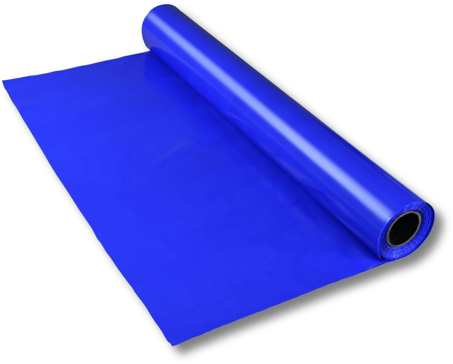 1x LDPE-Folie Dekofolie Tischdecke blau opak 2300mm x 50m 100my