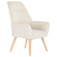 DKD Home Decor Sessel DKD Home Decor Creme natürlich