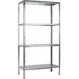 SCHULTE Regalwelt Steckregal Metall 180x90x40 cm silber