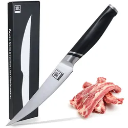 Zayiko NAMI Filetiermesser 15,50 cm Klinge I Scharfes Küchenmesser und Profi Kochmesser aus deutschem Stahl mit ABS Griff und Geschenkbox
