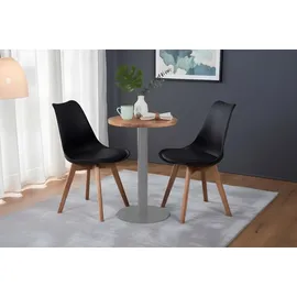 ab:stil.art.moebel Emilio Ø 60 cm naturfarben/silber