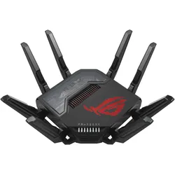 ASUS ROG Rapture GT-BE98 Quad-Band WiFi 7 Gaming Router (320MHz Bandbreite, duale 10G Ports, Backup WAN, Mobile Game Mod