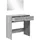 vidaXL Schminktisch mit Spiegel Grau Sonoma 80x39x80 cm
