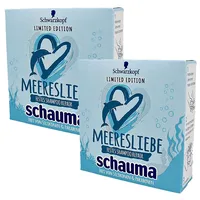 2 x Schauma Festes Shampoo  MEERESLIEBE Feuchtigkeit Limited Edition
