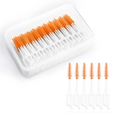 Dual-Use Interdentalbürsten, Silikon Zahnseide Picks Dental Picks Interdentalbürste Zahnstocher Zahnbürsten Zahnbürste Picks für Zahnspangen Mundreinigung (120)