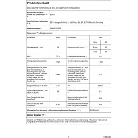 Bosch Serie 6 SMD6ECX00E