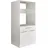 laundreezy Waschmaschinenschrank 67,5 x 162 x 67,5 cm Weiß Metall